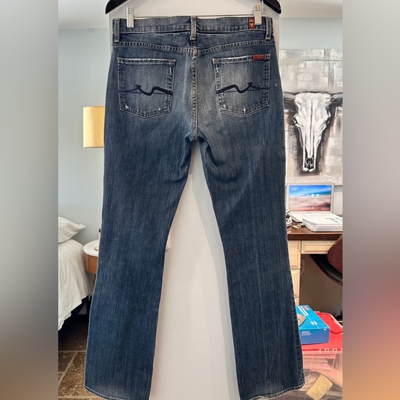7 for All Mankind Bootcut Dark Wash - Picture 3 of 5